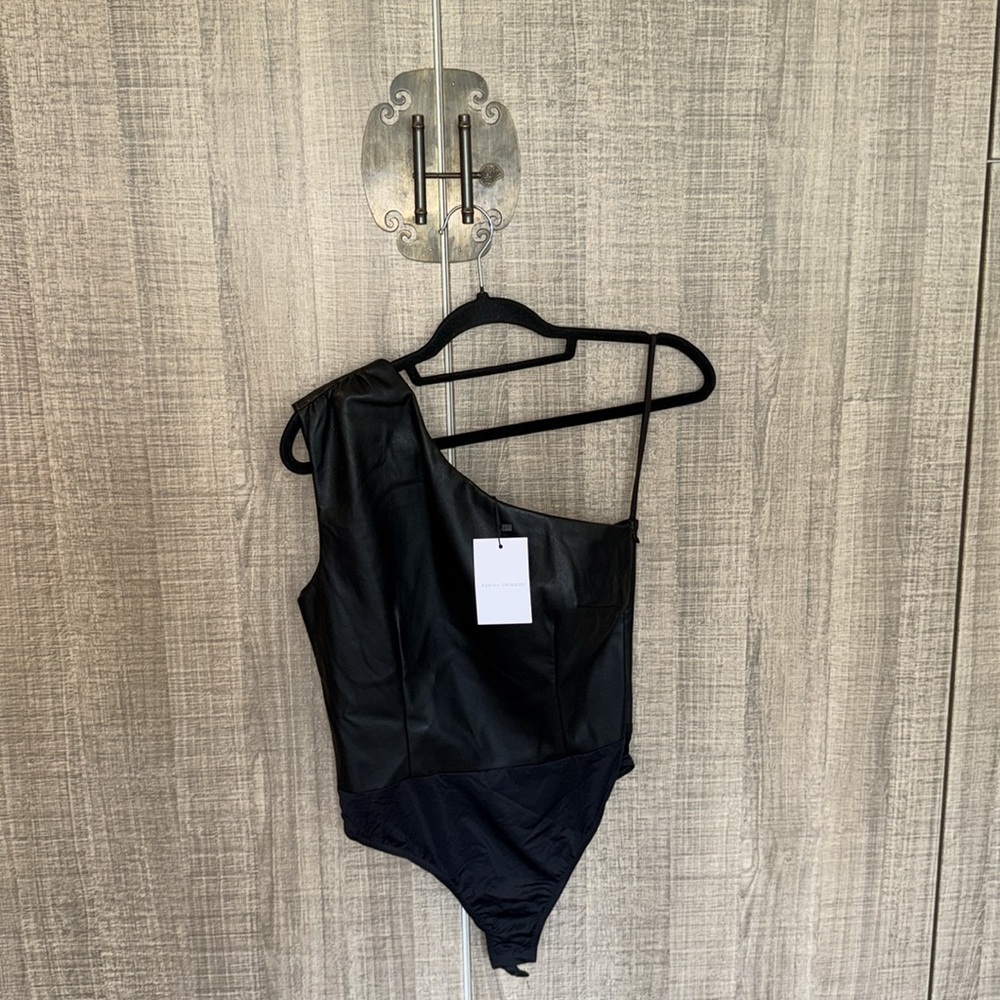 Karina Grimaldi Crisanta Bodysuit in‎ Black - Picture 8 of 17